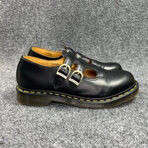 Dr. Martens 8065 Smooth Leather Mary Jane Shoes Women's 9 Black Leather Buckle